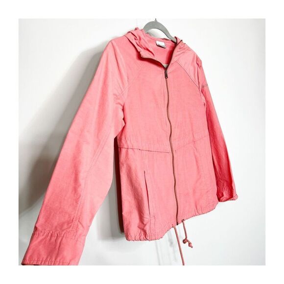 Columbia Jacket Womens Arch Cpe III Hooded UPF15 Salmon Pink Size Medium - Picture 7 of 8